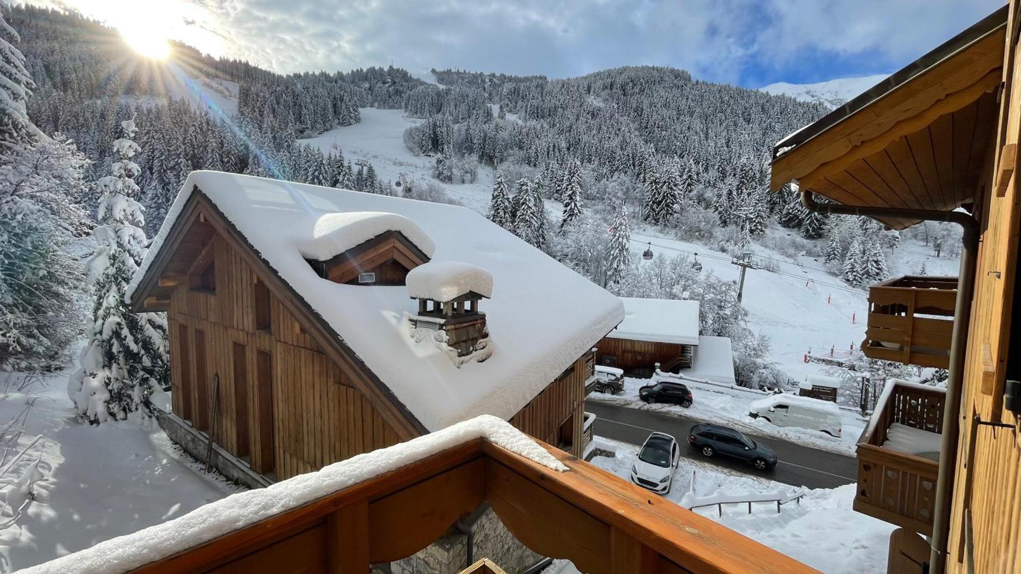 Meribel Centre La Chaudanne, Real Ski In And Out, 3 Bedrooms 2 Bathrooms Newly Renovated, Chalet L'Eperviere 外观 照片